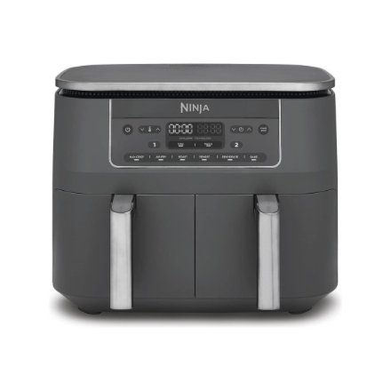 NINJA Double hot air fryer , DZ300EU , Power 2400 W , Capacity 7.6 L , Grey