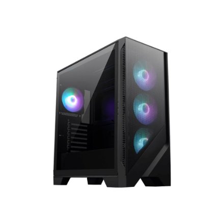 MSI PC Case , MAG FORGE 321R AIRFLOW , Side window , Mid-Tower , ATX , Black