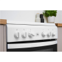 INDESIT , Cooker , IS5V8GMW/E , Hob type Vitroceramic , Oven type Electric , White , Width 50 cm , Grilling , Depth 60 cm , 57 L