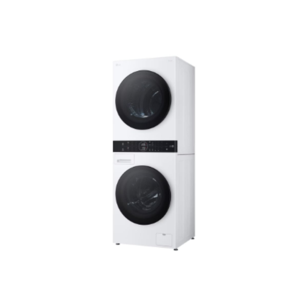 LG Washing machine with dryer , WT1210WWF , Energy efficiency class A , Front loading , Washing capacity 12 kg , Depth 66 cm , 1400 RPM , Width 60 cm , Display , LED , Drying capacity 10 kg , Drying system , Steam function , Direct drive , White