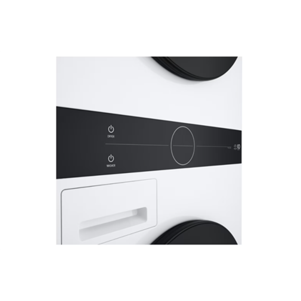 LG Washing machine with dryer , WT1210WWF , Energy efficiency class A , Front loading , Washing capacity 12 kg , Depth 66 cm , 1400 RPM , Width 60 cm , Display , LED , Drying capacity 10 kg , Drying system , Steam function , Direct drive , White