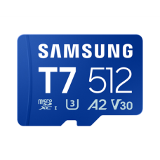 Samsung microSDXC UHS-I Card , T7 , 512 GB , microSD , Flash memory class U3, V30, A2