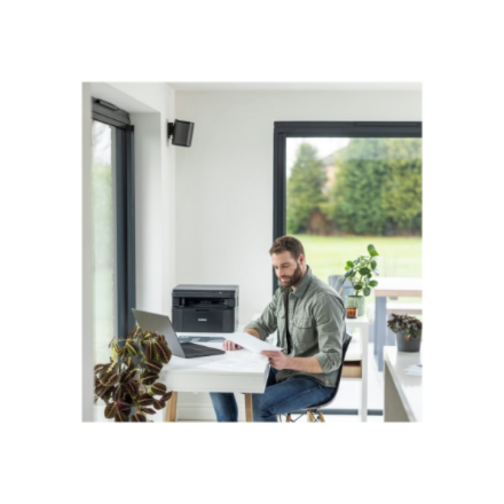 Brother 3-in-1 Printer , DCP-L1640W , Laser , Mono , A4 , Wi-Fi , Black