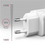 AXAGON Wallcharger 2x port (USB-A + USB-C), 20W , ACU-PQ20W