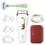 Braun Silk-expert Pro 5 IPL Epilator , PL5382 , Bulb lifetime (flashes) 400.000 , Number of power levels 3 , White/Gold