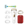 Braun Silk-expert Pro 5 IPL Epilator , PL5382 , Bulb lifetime (flashes) 400.000 , Number of power levels 3 , White/Gold