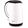 TEFAL , KO260130 , Standard kettle , 2400 W , 1.7 L , Stainless steel , 360° rotational base , White