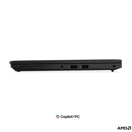 Lenovo ThinkPad L14 G7 AMD , Black , 14 , IPS , WUXGA , 1920 x 1200 pixels , Anti-glare , AMD Ryzen AI 7 , 445 , 24 GB , SODIMM DDR5 , Solid-state drive capacity 512 GB , AMD Radeon 840M Graphics , Windows 11 Pro , 802.11be , Bluetooth version 5.4 , 4G up