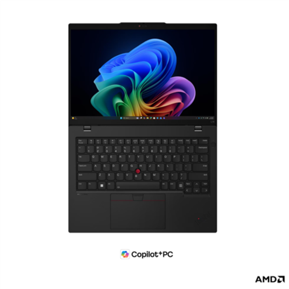 Lenovo ThinkPad L14 G7 AMD , Black , 14 , IPS , WUXGA , 1920 x 1200 pixels , Anti-glare , AMD Ryzen AI 7 , 445 , 24 GB , SODIMM DDR5 , Solid-state drive capacity 512 GB , AMD Radeon 840M Graphics , Windows 11 Pro , 802.11be , Bluetooth version 5.4 , 4G up
