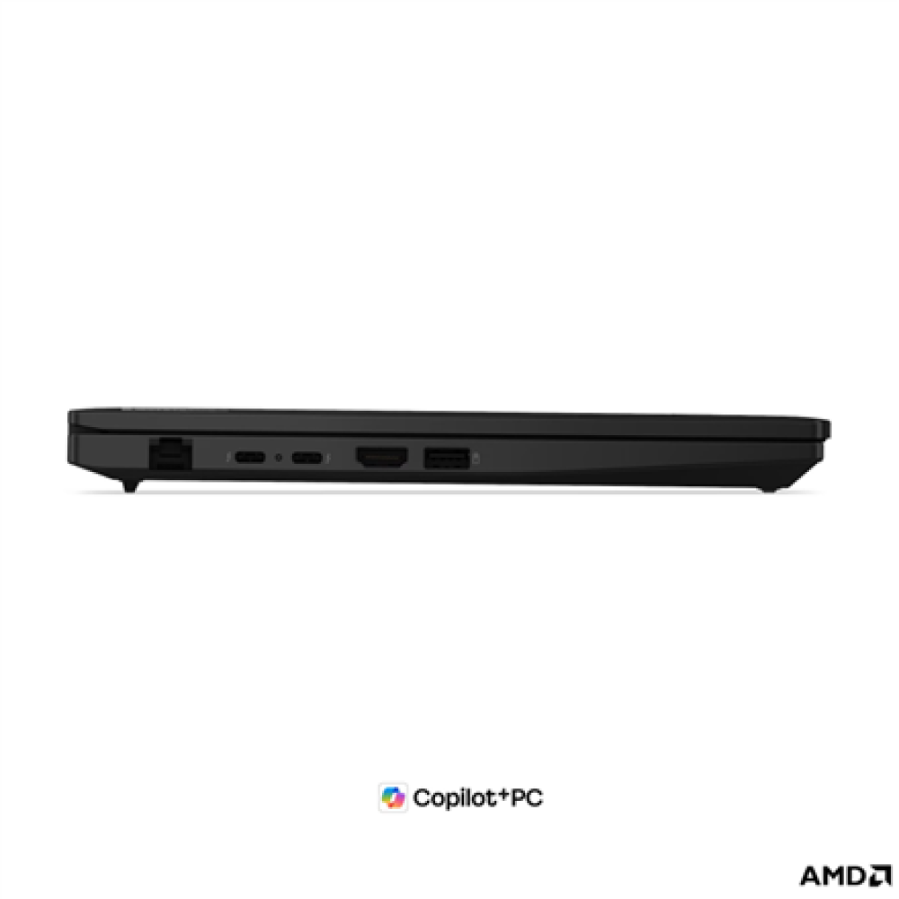 Lenovo ThinkPad L14 G7 AMD , Black , 14 , IPS , WUXGA , 1920 x 1200 pixels , Anti-glare , AMD Ryzen AI 7 , 445 , 24 GB , SODIMM DDR5 , Solid-state drive capacity 512 GB , AMD Radeon 840M Graphics , Windows 11 Pro , 802.11be , Bluetooth version 5.4 , 4G up