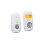Motorola , Audio Baby Monitor , AM24 , 1.5” LCD black and white display with orange backlight; 1.5” LCD black and white display with orange backlight; Connect one baby unit to two parent units to monitor from different rooms; Rechargeable portable parent 