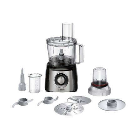 Bosch , Food Processor , MCM3401M , 800 W , Number of speeds 2 , Bowl capacity 2.3 L , Blender , Meat mincer , Black/Stainless steel
