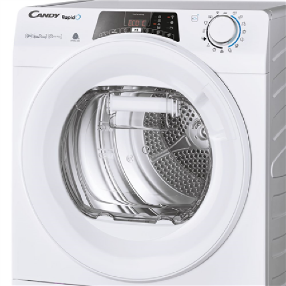 Candy , ROE H9A3TE-S , Dryer Machine , Energy efficiency class A+++ , Front loading , 9 kg , LCD , Depth 58.5 cm , Wi-Fi , White
