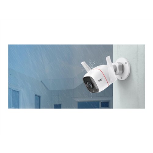 TP-LINK , Outdoor Security Wi-Fi Camera , TC65 , Bullet , 3 MP , 3.89 mm/F2.2 , H.264 , Micro SD, Max. 128GB