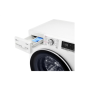 LG Washing Machine with Dryer F2DV5S8S0 Energy efficiency class C, Front loading, Washing capacity 8.5 kg, 1200 RPM, Depth 47.5 cm, Width 60 cm, Display, LED, Drying system, Drying capacity 5 kg, Steam function, Direct drive, Wi-Fi, White