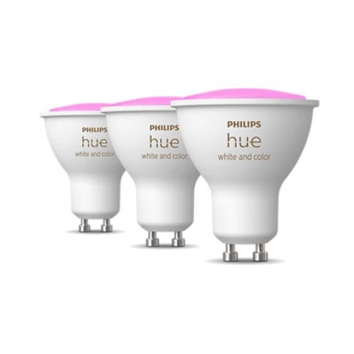 Philips Hue , WCA 5.7W GU10 3pcs pack , GU10 , 5.7 W , White and colored 2000K-6500K +16 million colors , Bluetooth and Zigbee