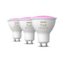 Philips Hue , WCA 5.7W GU10 3pcs pack , GU10 , 5.7 W , White and colored 2000K-6500K +16 million colors , Bluetooth and Zigbee