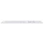Apple Magic Keyboard with Touch ID and Numeric Keypad , Keyboard , Wireless , Russian , White