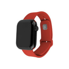 Fixed , Sporty Strap Set for Apple Watch 42/44/45 mm , 170-235 mm , Silicone , Red