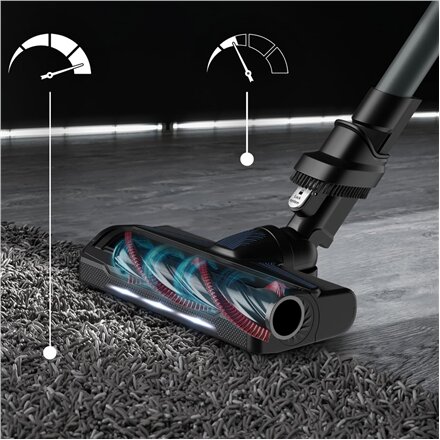 TEFAL Vacuum Cleaner , TY20C7 X-force Flex Aqua , Cordless operating , 250 W , Black/Blue