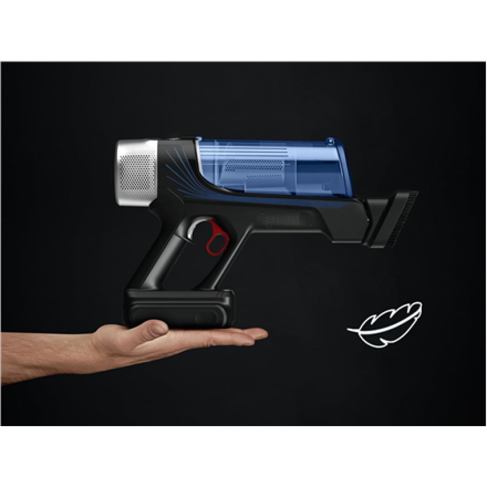 TEFAL Vacuum Cleaner , TY20C7 X-force Flex Aqua , Cordless operating , 250 W , Black/Blue