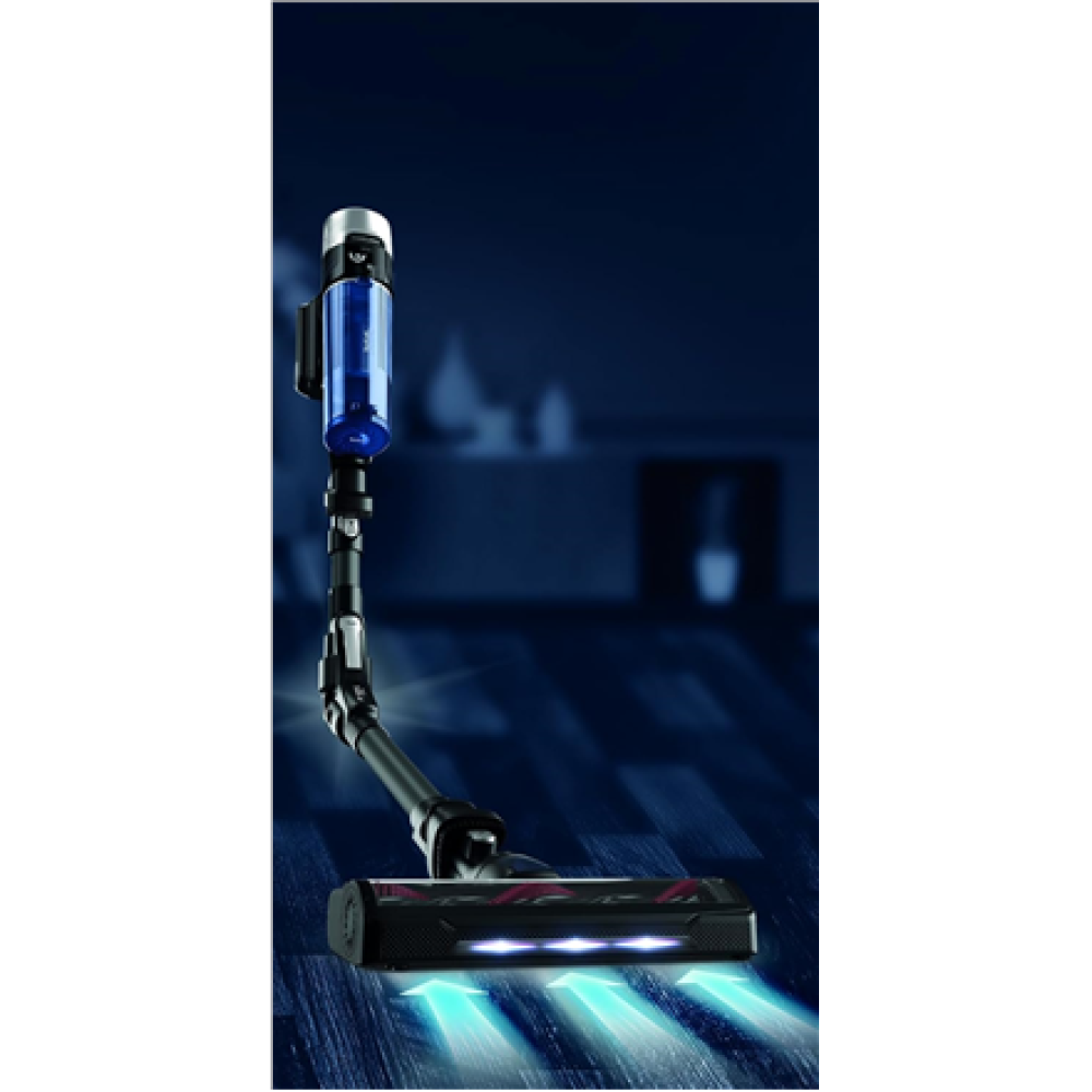 TEFAL Vacuum Cleaner , TY20C7 X-force Flex Aqua , Cordless operating , 250 W , Black/Blue