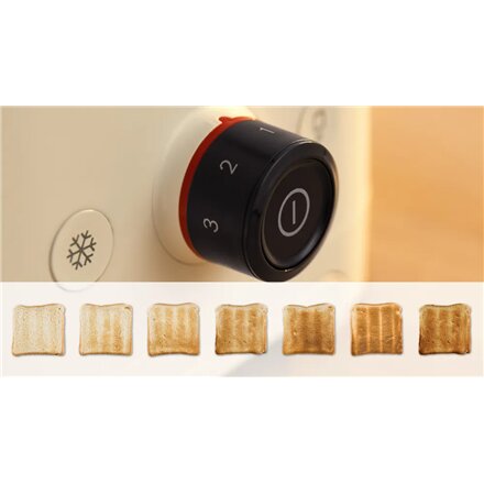 Bosch Compact Toaster , TAT3M127 MyMoment , Number of slots 2 , Housing material Plastic , Beige