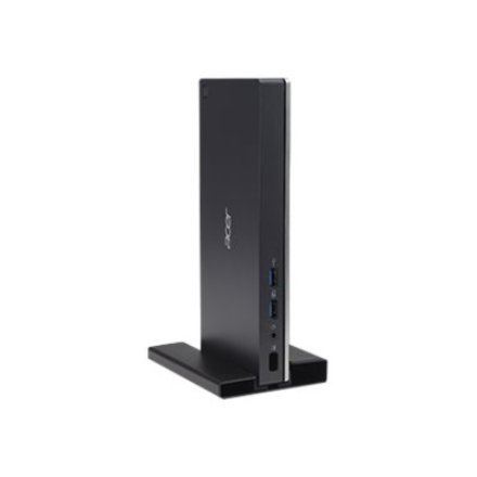 Acer USB TYPE-C Docking Station II - EU Power Cord, Black , Ethernet LAN (RJ-45) ports 1 , USB 3.0 (3.1 Gen 1) ports quantity 2 , 60 W