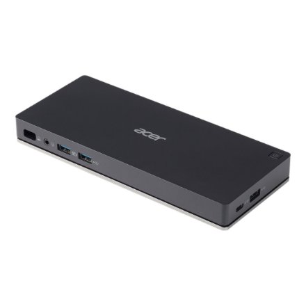 Acer USB TYPE-C Docking Station II - EU Power Cord, Black , Ethernet LAN (RJ-45) ports 1 , USB 3.0 (3.1 Gen 1) ports quantity 2 , 60 W