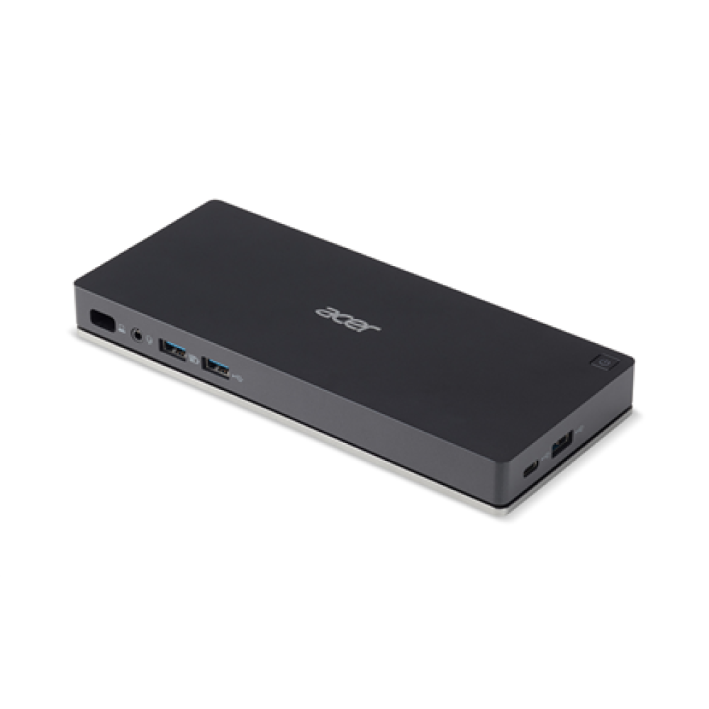 Acer USB TYPE-C Docking Station II - EU Power Cord, Black , Ethernet LAN (RJ-45) ports 1 , USB 3.0 (3.1 Gen 1) ports quantity 2