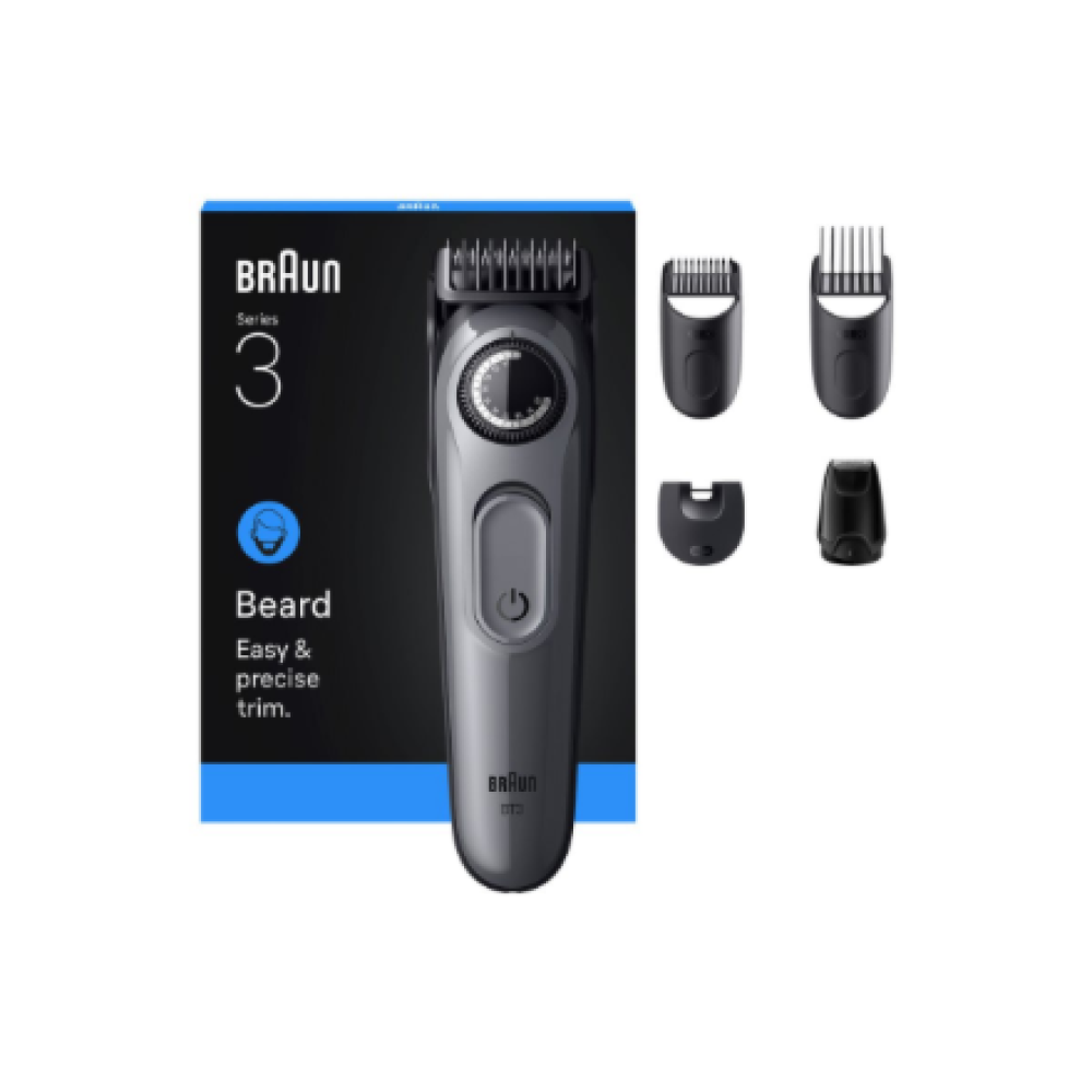 Braun Beard Trimmer , Series 3 BT3560 , Cordless , Number of length steps 40