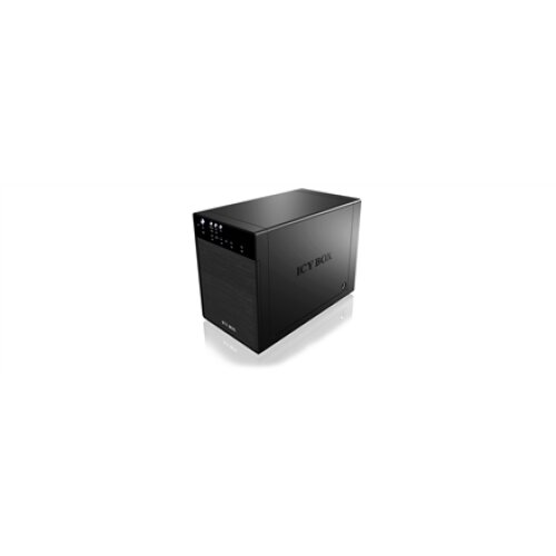 ICY BOX IB-3640SU3, external 4-bay JBOD system for 3,5“ SATA I/II/III HDD, USB 3.0 + eSATA, black , Raidsonic