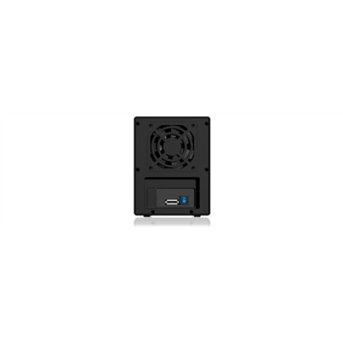 ICY BOX IB-3640SU3, external 4-bay JBOD system for 3,5“ SATA I/II/III HDD, USB 3.0 + eSATA, black , Raidsonic