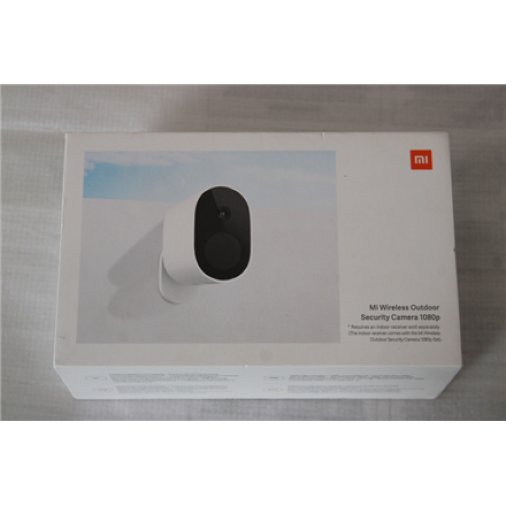 SALE OUT. Xiaomi Mi Wireless Outdoor Security Camera 1080p, UNPACKED, SMALL SCRATCHED ON SIDE , Xiaomi , Mi Wireless Outdoor Security Camera 1080p , 3 month(s) , H.265 , USED, MISSING ACCESSORIES