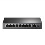 TP-LINK , Switch , TL-SF1009P , Unmanaged , Desktop , 10/100 Mbps (RJ-45) ports quantity 9 , PoE+ ports quantity 8 , Power supply type External