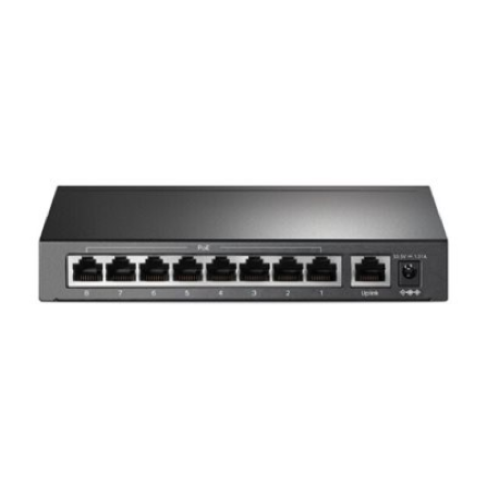 TP-LINK , Switch , TL-SF1009P , Unmanaged , Desktop , 10/100 Mbps (RJ-45) ports quantity 9 , PoE+ ports quantity 8 , Power supply type External