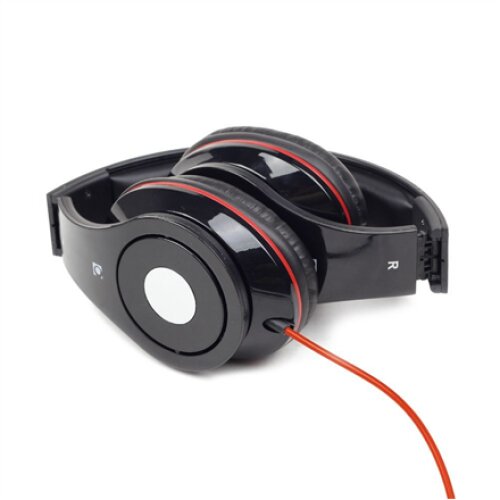 Gembird MHS-DTW-BK Wired, On-Ear, 3.5 mm, Built-in microphone, Black