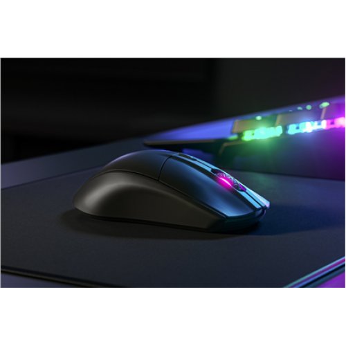 SteelSeries Rival 3 Wireless Optical, RGB LED light, Black, Gaming Mouse, 1000 Hz