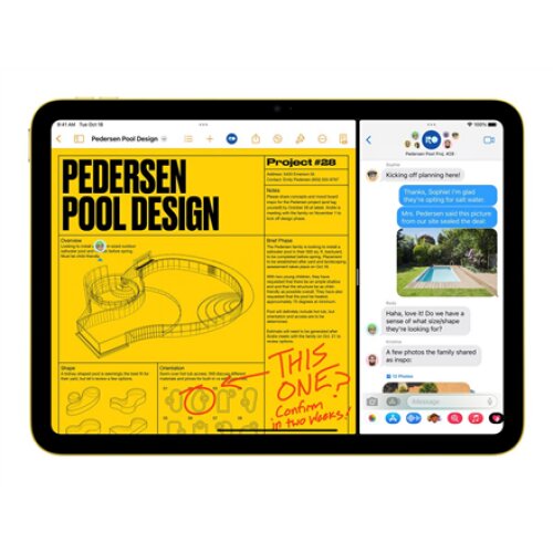 iPad 10.9 Wi-Fi 256GB - Yellow 10th Gen , Apple