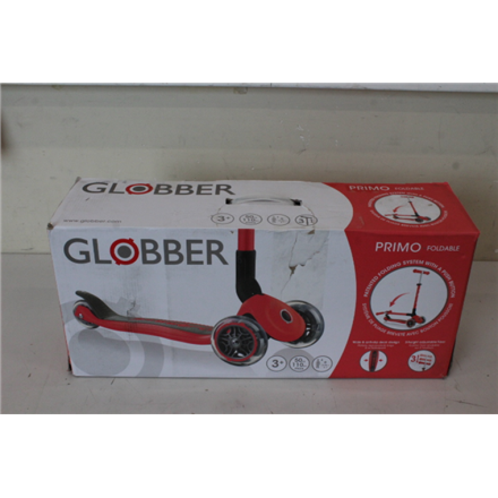 SALE OUT. GLOBBER scooter Primo Foldable red, 430-102 , Globber Red , DAMAGED PACKAGING , Scooter , Primo Foldable 430-102
