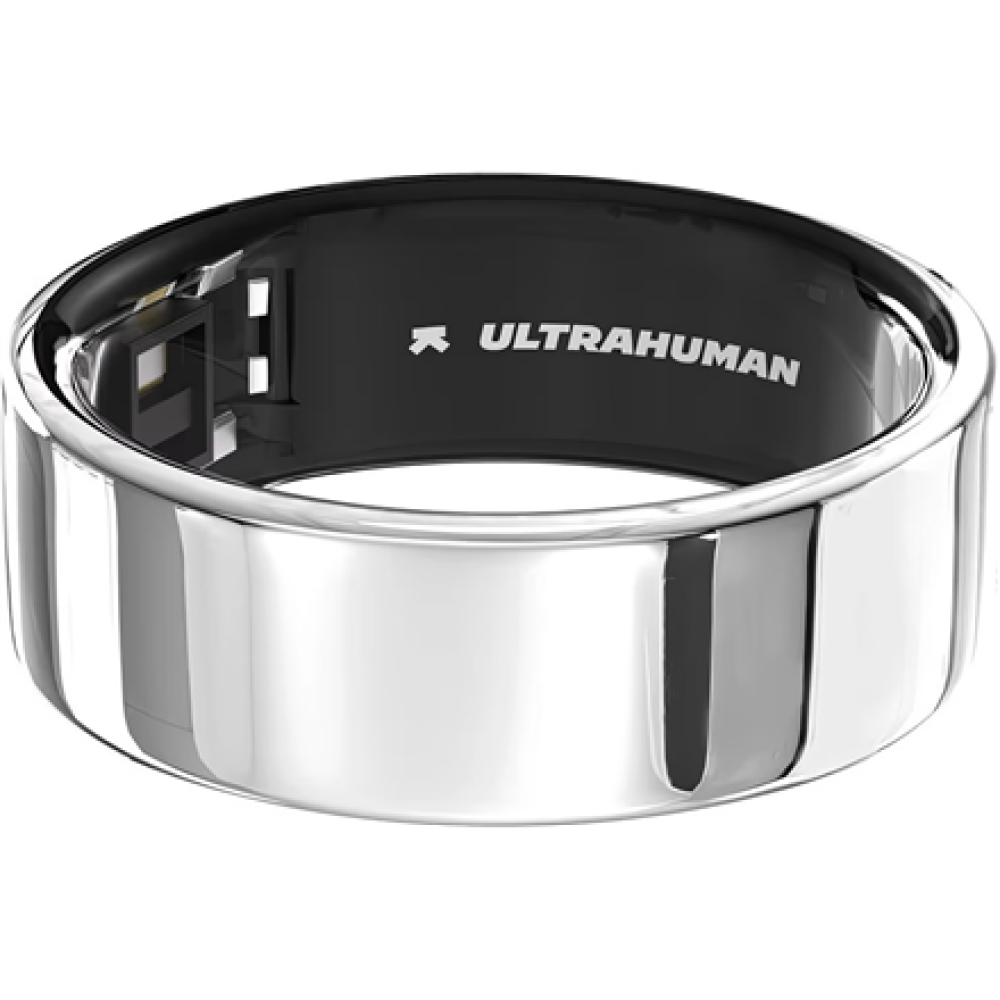 Ultrahuman , Ring Air , Space Silver , Size 8 , Smart Ring