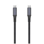 Fixed Braided Cable USB-C/USB-C, 2m, USB4 gen2 20Gbps, 4K 60Hz, 240W , FIXDBP-CC2-GR