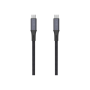 Fixed Braided Cable USB-C/USB-C, 2m, USB4 gen2 20Gbps, 4K 60Hz, 240W , FIXDBP-CC2-GR