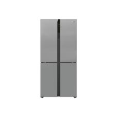 Candy , CSC818FX , Refrigerator , Energy efficiency class F , Free standing , Side by side , Height 183 cm , No Frost system , Fridge net capacity 288 L , Freezer net capacity 148 L , Display , dB , Silver