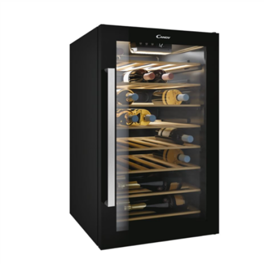 Candy , Wine Cooler , CWC 154 EEL/NF , Energy efficiency class G , Free standing , Bottles capacity 41 , Black