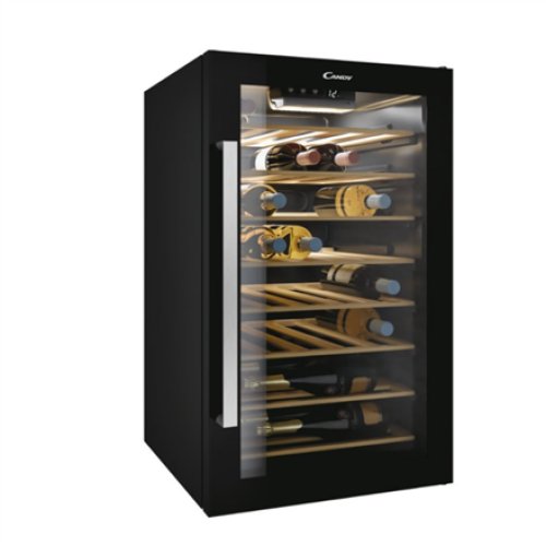 Candy , Wine Cooler , CWC 154 EEL/NF , Energy efficiency class G , Free standing , Bottles capacity 41 , Black