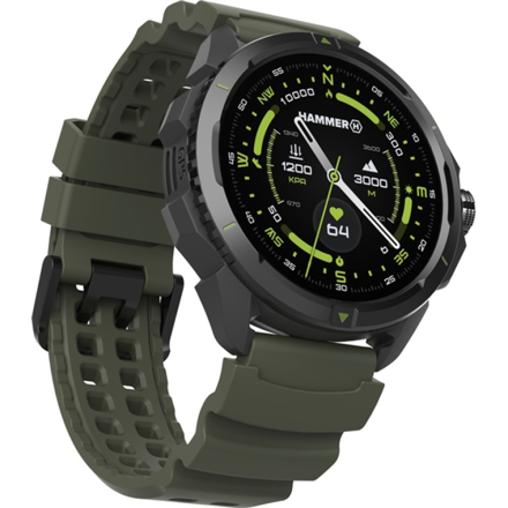 Hammer Watch 2 , Smart watch , AMOLED , 1.5” , Military Edition