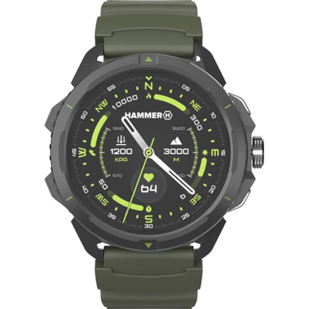 Hammer Watch 2 , Smart watch , AMOLED , 1.5” , Military Edition