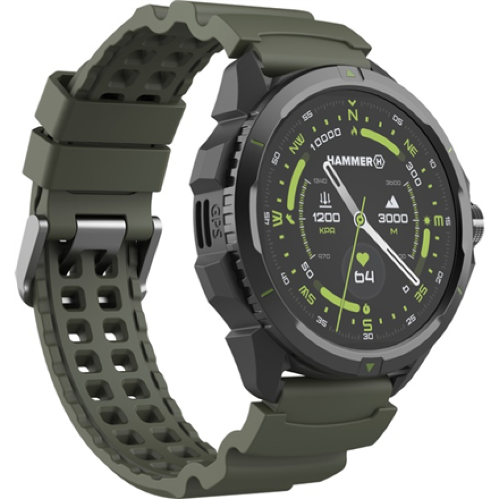 Hammer Watch 2 , Smart watch , AMOLED , 1.5” , Military Edition