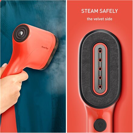 TEFAL Garment Steamer , DT2022E1 Pure POP , Handheld , 1300 W , 0.07 L , 20 g/min , Red